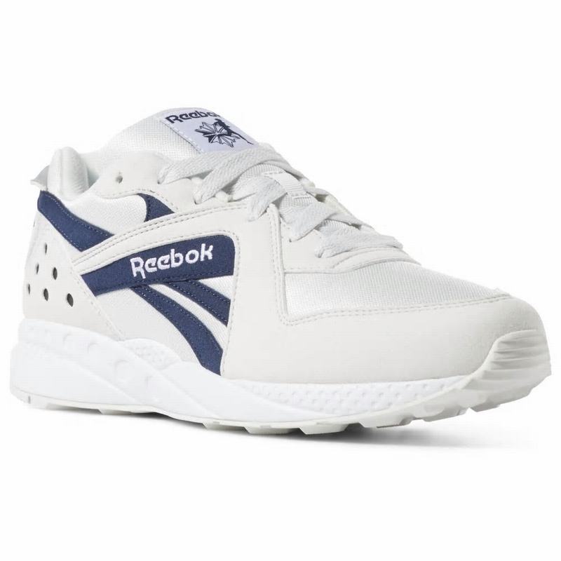 Tenisi Reebok Pyro Dama Albi/Gri/Albi Romania QB5907XH